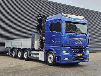 TGX 35.580 8x4-4 / HIAB 54 t/m CRANE+ JIB